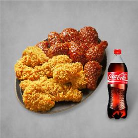 황금올리브치킨 콤보반반+콜라1.25L